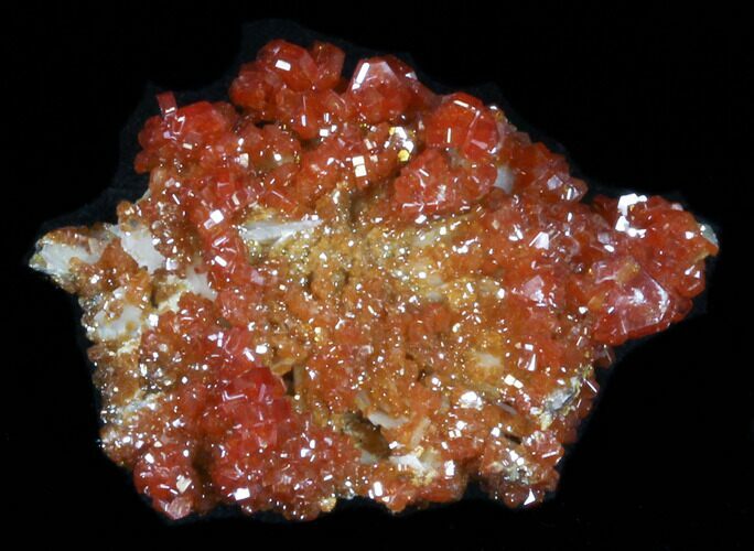 Red Vanadinite Crystal Cluster - Morocco #36985